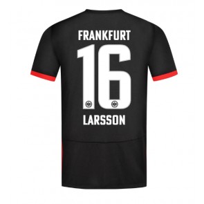 Billiga Eintracht Frankfurt Hugo Larsson #16 Bortatröja 2024-25 Kortärmad